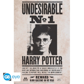 Harry Potter – poster Undesirable N°1 91,5 cm x 61 cm