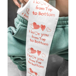 Toaletni papir – I Love You