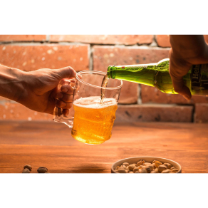 Krigla za pivo lubanja