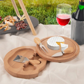Set za sir s noževima – preklopni 4 kom