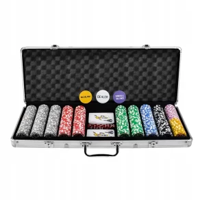 Poklon set za poker 500 žetona