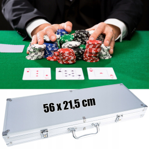 Poklon set za poker 500 žetona
