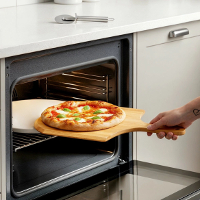 Poklon set za pizzu – kamen, pladanj i rezač