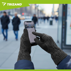 Trizand – rukavice duple touchscreen