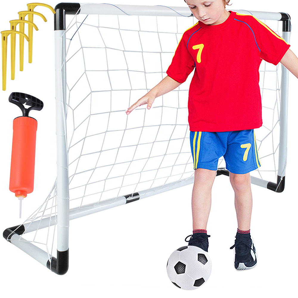 Trizand – dječji set za nogomet – gol, lopta i pumpa